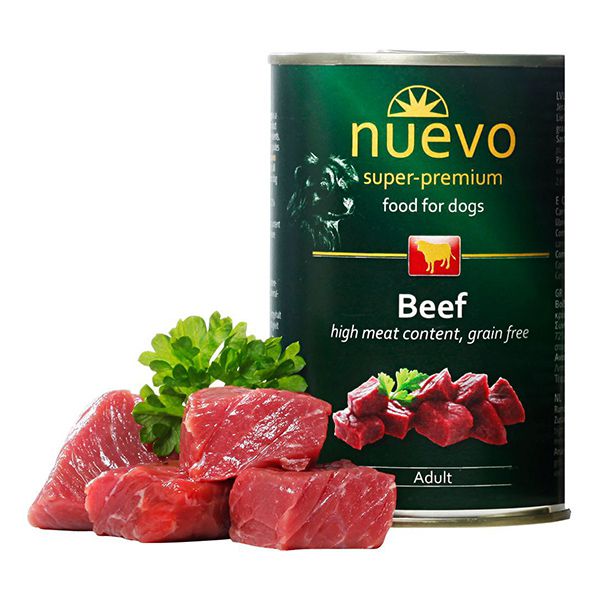 Konzerva NUEVO DOG Adult Govedina 400 g