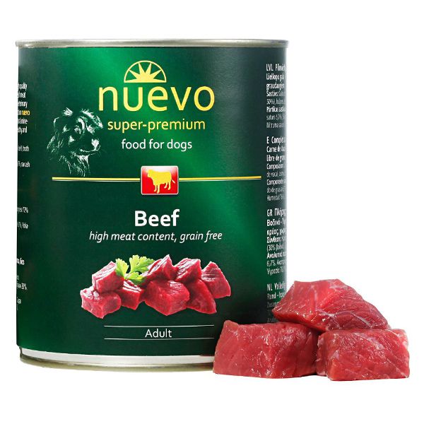 Konzerva NUEVO DOG Adult Govedina 800 g