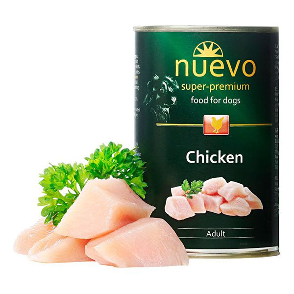 Konzerva NUEVO DOG Adult Chicken 400 g