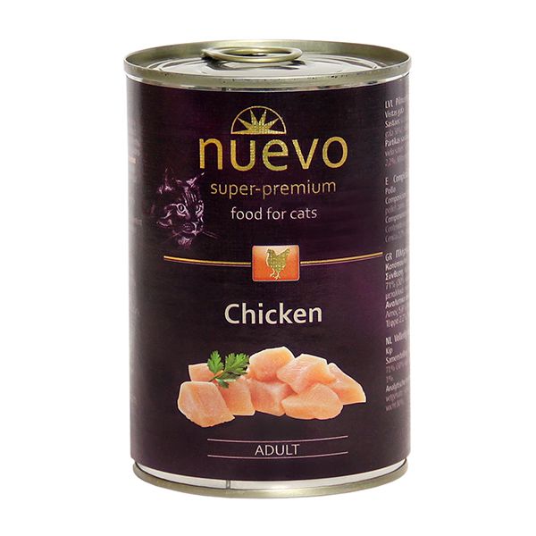 Konzerva NUEVO CAT Adult Chicken 400 g