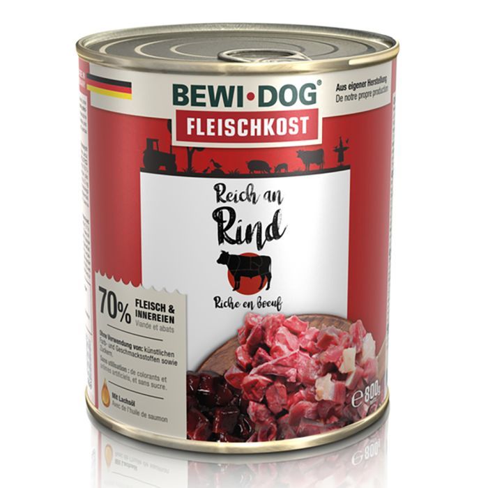 BEWI DOG konzerva – Goveđe meso, 800 g