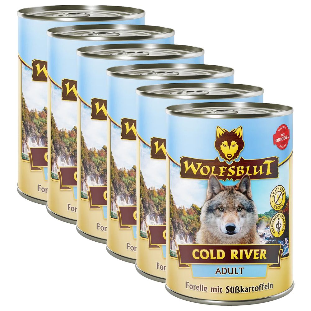 Konzerva WOLFSBLUT Cold River, 6 x 395 g