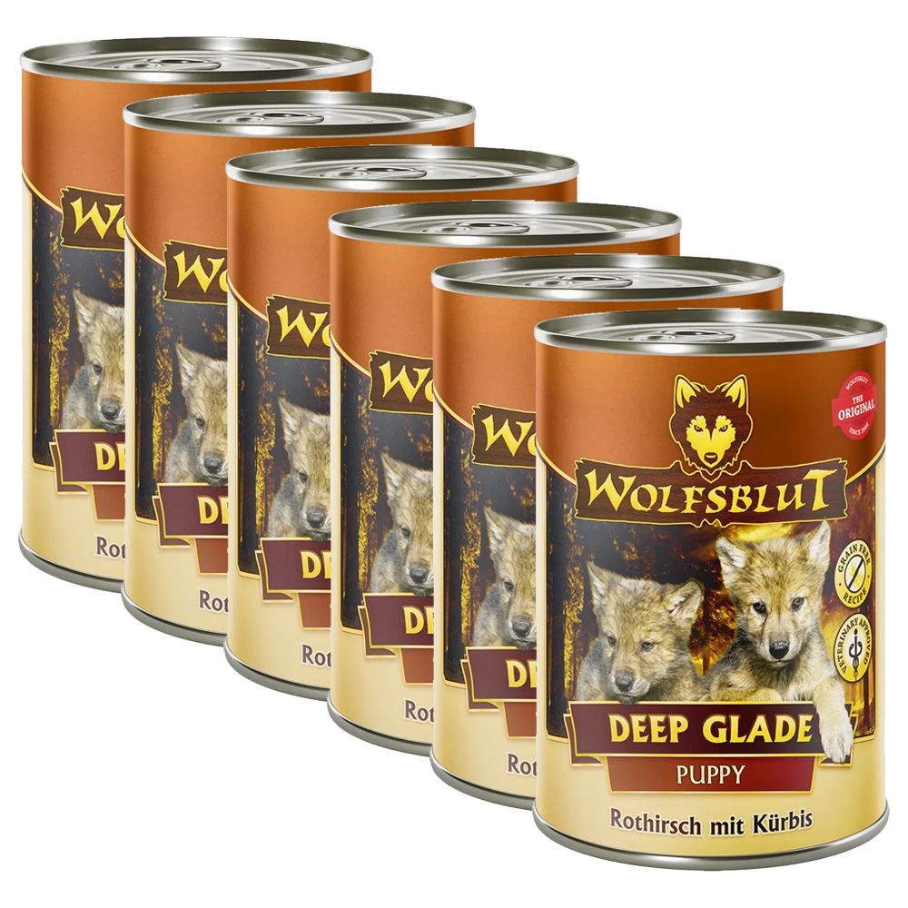 Konzerva WOLFSBLUT Deep Glade PUPPY, 6 x 395 g