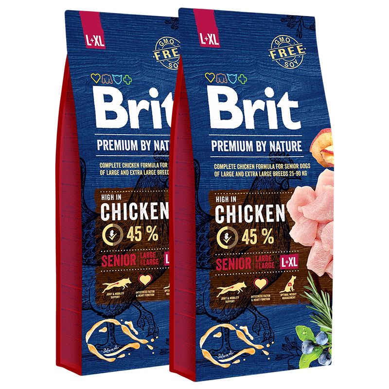 Brit Premium by Nature Senior Large i Extra Large 2 x 15 kg