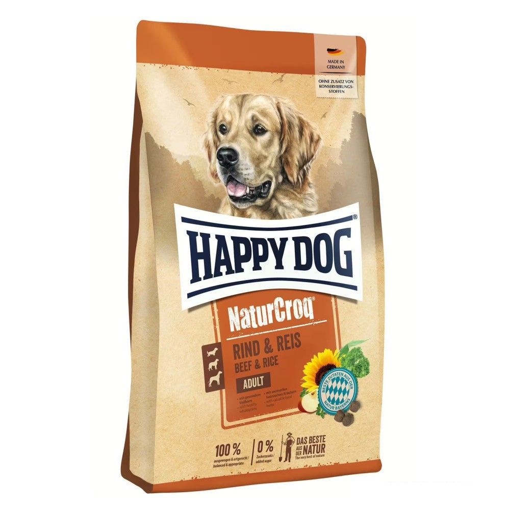 Happy Dog NaturCroq GOVEĐE & RIŽA 15 kg