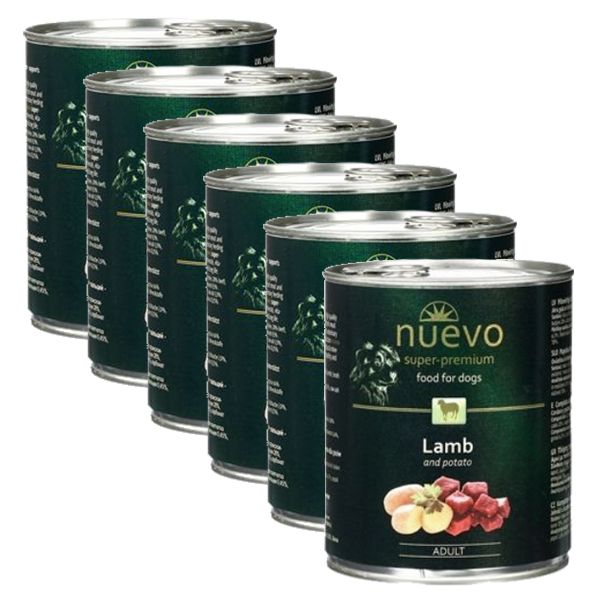 Konzerva NUEVO DOG Adult Lamb & Potato 6 x 800 g