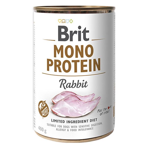 Konzerva Brit Mono Protein Zec, 400 g
