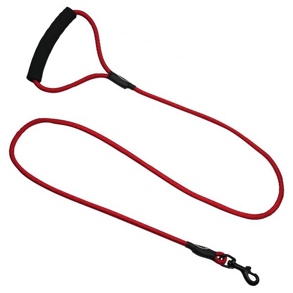 Kružna najlonska povodac za pse crvena, S - 120 cm