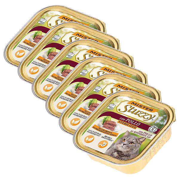 Posudica Mister STUZZY - STERILIZED pileće, 6 x 100 g