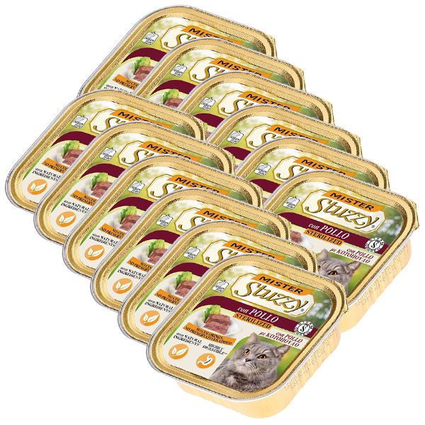 Posudica Mister STUZZY - STERILIZED piletina, 12 x 100 g