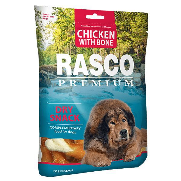 RASCO PREMIUM kosti obaljene piletinom 80 g