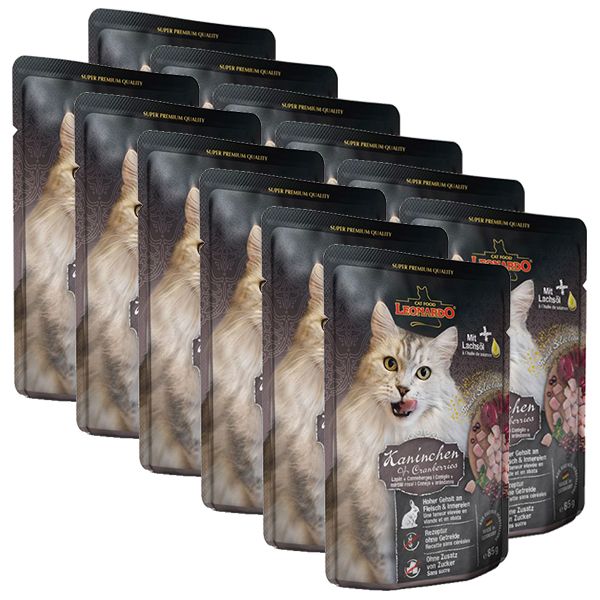 Konzerva Leonardo zec i brusnice, 12 x 85 g