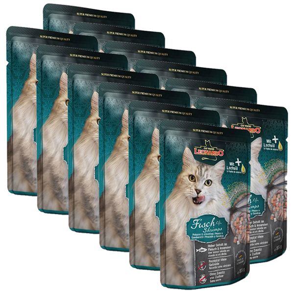 Konzerva Leonardo riba i škampi, 12 x 85 g