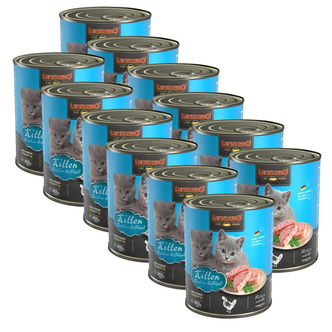 Konzerve za mačiće Leonardo Kitten 12 x 800 g