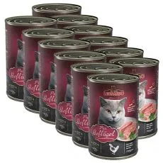 Konzerve za mačke Leonardo - Piletina 12 x 400g