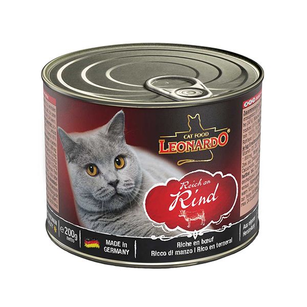 Konzerve za mačke Leonardo, govedina 200 g
