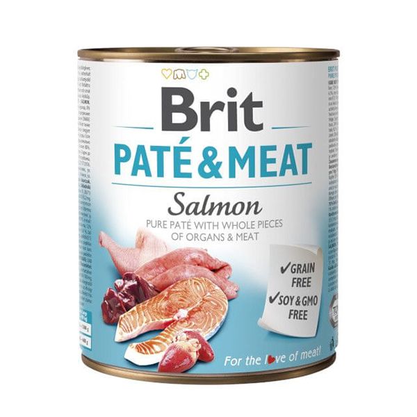Konzerva Brit Paté & Meat Salmon, 800 g