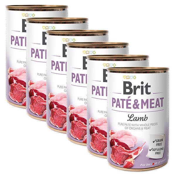 Konzerva Brit Paté & Meat Jagnjetina 6 x 400 g