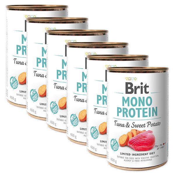 Konzerva Brit Mono Protein Tuna & Sweet Potato 6 x400 g