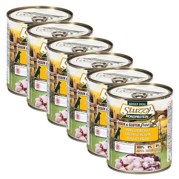Konzerva STUZZY Dog Monoprotein - piletina, 6 x 800g