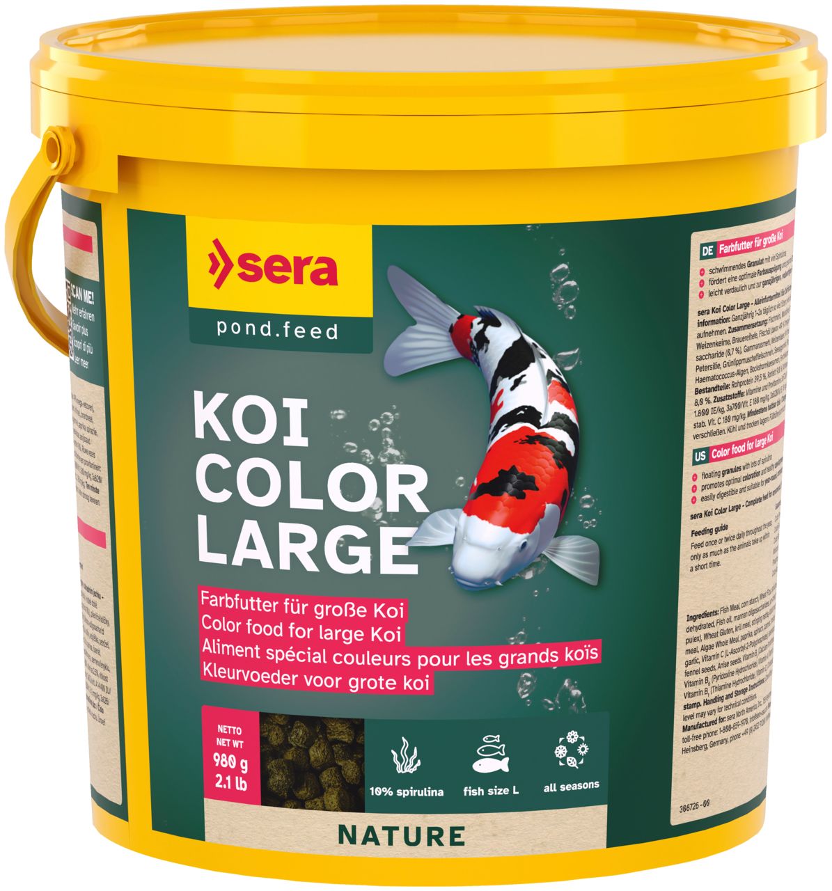sera KOI COLOR LARGE 3,8 L