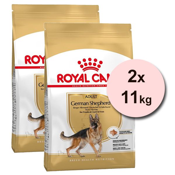 ROYAL CANIN German Shepherd Adult suho krmivo za odrasle njemačke ovčare 2 x 11 kg