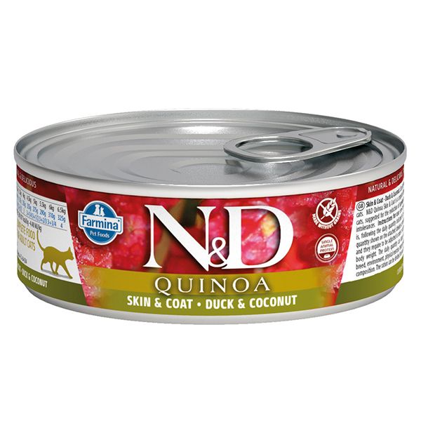Farmina N&D cat Quinoa Patka & Kokos konzerva 80 g
