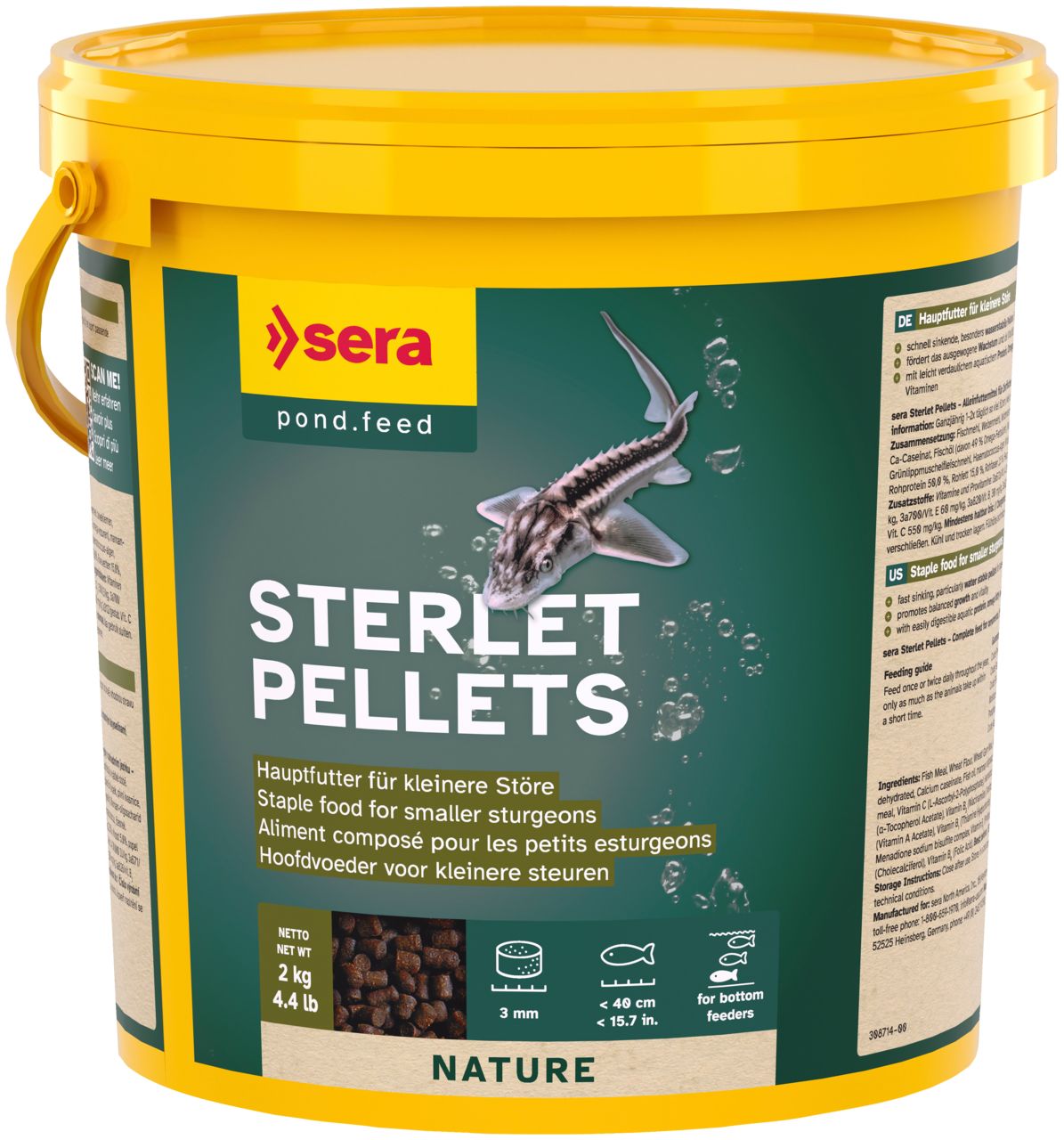 sera STERLET PELLETS 3,8 L