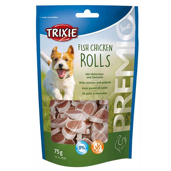 Trixie PREMIO Chicken Rolls, piletina i oslić 75 g