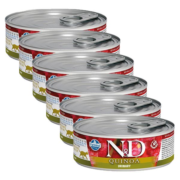 Farmina N&D cat Quinoa Urinarna konzerva 6 x 80 g