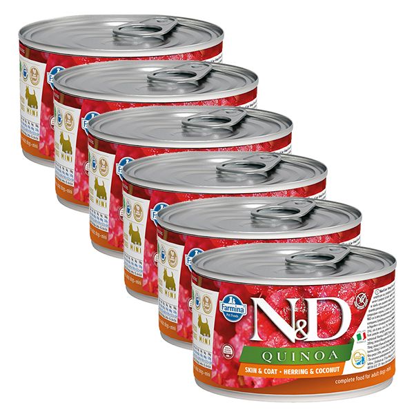 Farmina N&D pasja Quinoa Herring & Coconut 6 x 140 g