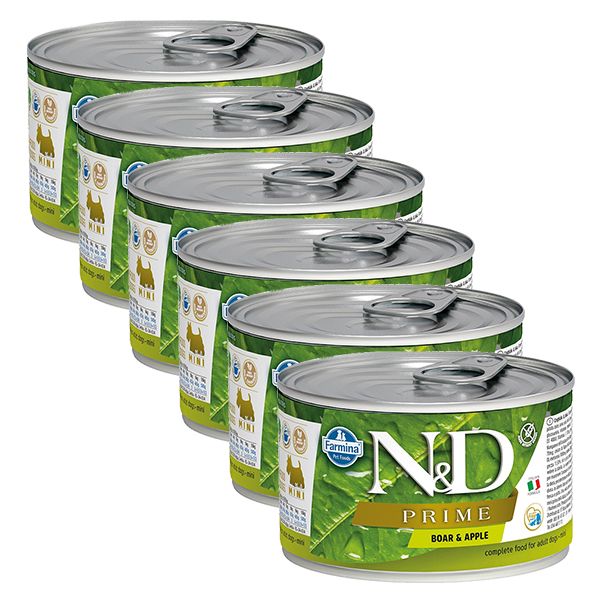 Farmina N&D dog Prime Boar & Apple 6 x 140 g