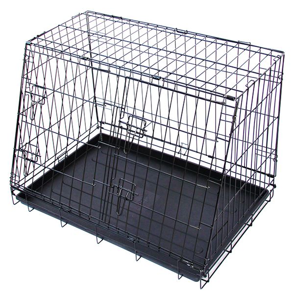 Metalna kavez za pse u auto 62 x 48 cm, crna