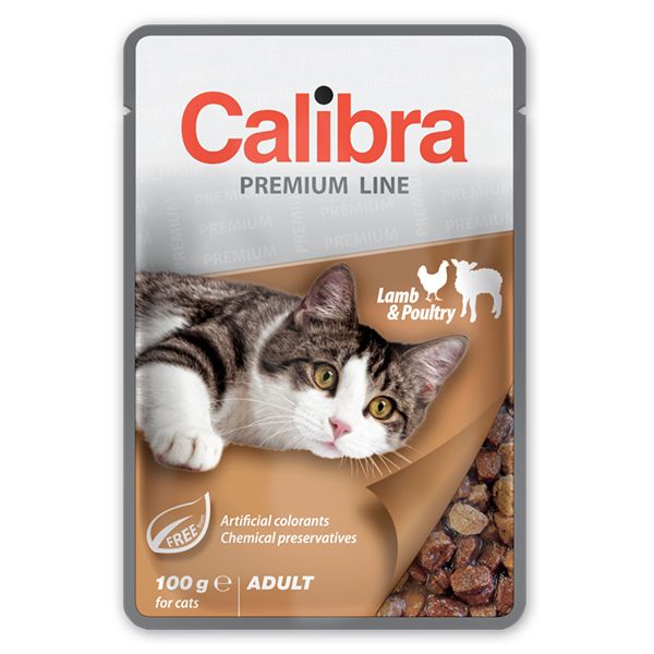 CALIBRA Cat Adult janjetina i piletina komadi u umaku 100 g