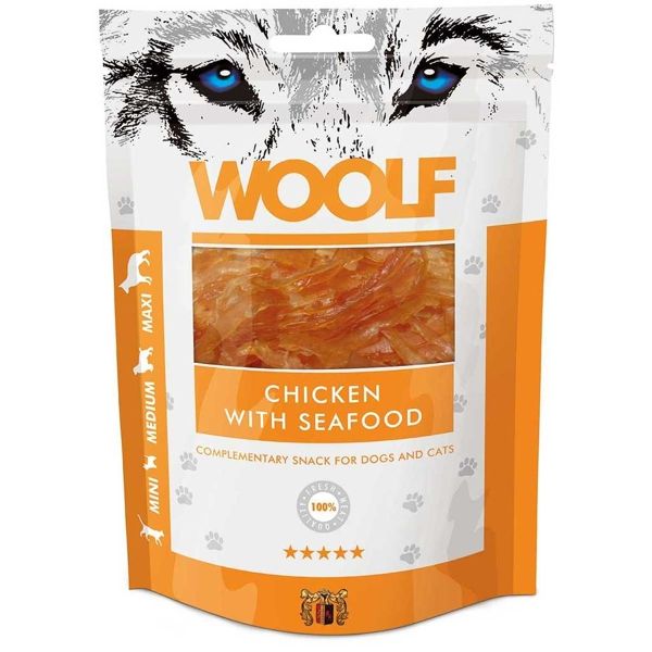 WOOLF Piletina s morskim plodovima 100g