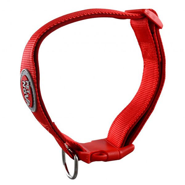 Crveni neoprenski ovratnik 28-45 cm / 20 mm, L