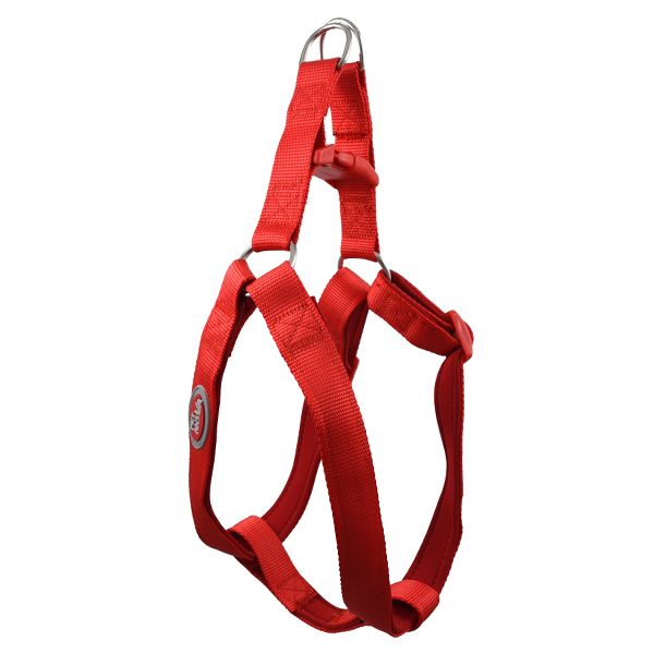 Crveni neoprenski pojas 47-68 cm / 25 mm, XL