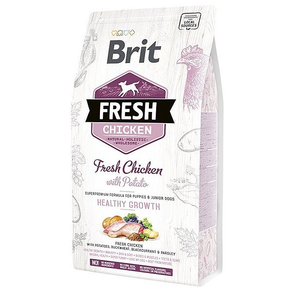 Brit Fresh Chicken with Potato Puppy Healthy Growth 2,5 kg