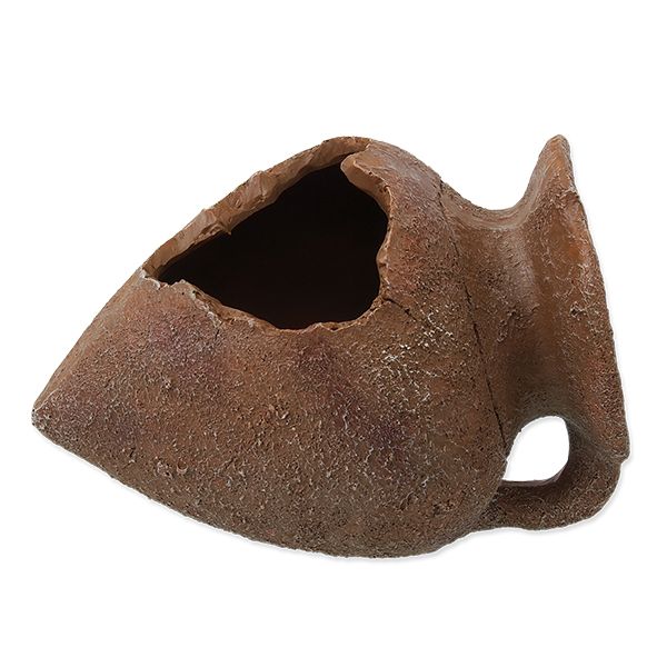 Dekoracija za akvarij Amfora od gline 10,5 x 10 x 14 cm