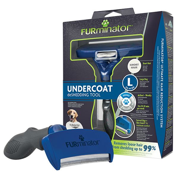 FURminator alat za uklanjanje poddlake kratka dlaka L, 10 cm