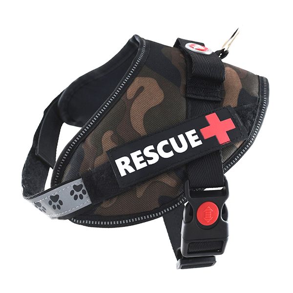 Pojase za pse Rescue S 45 - 55 cm, kamuflaža
