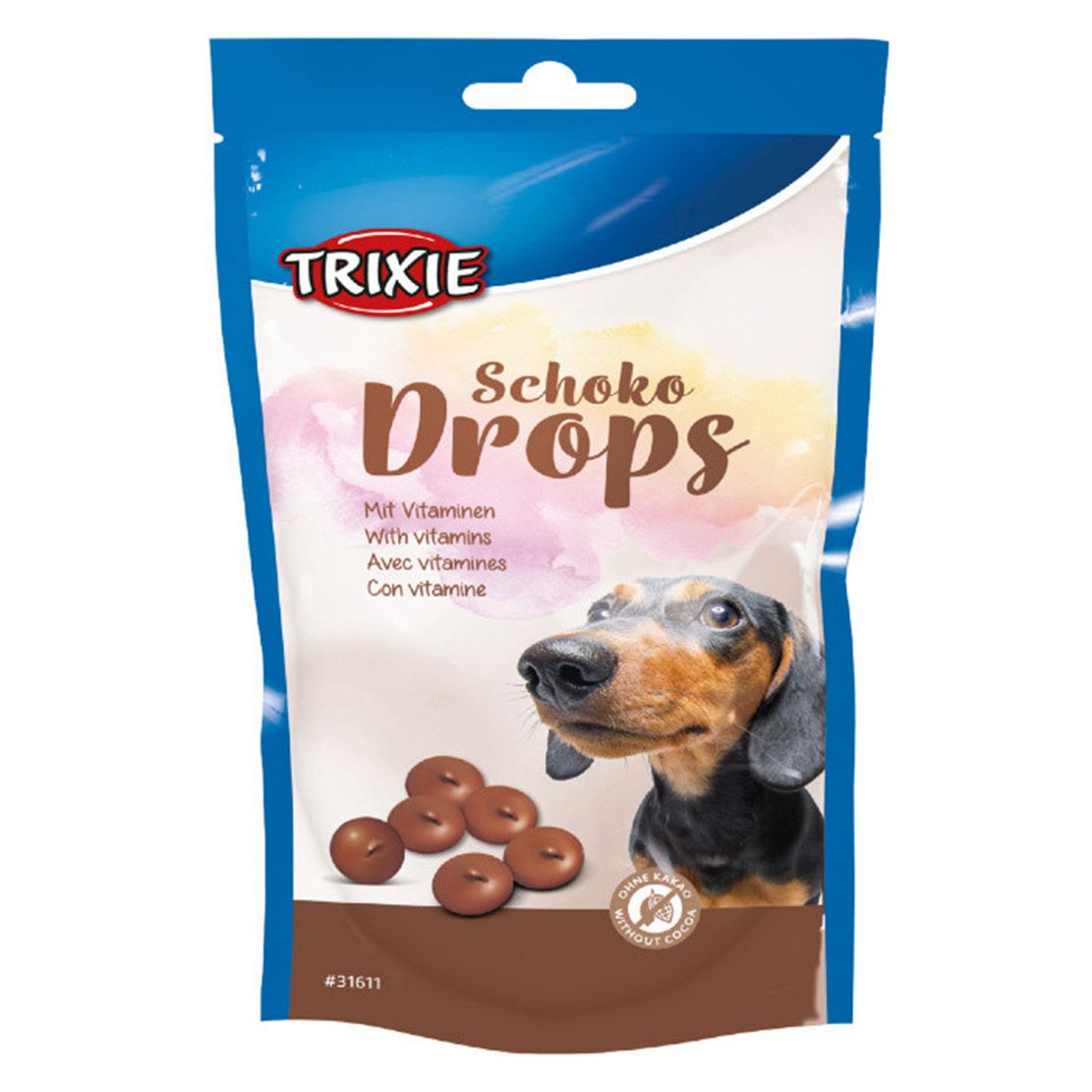 Trixie Schoko Drops - čokoladne kapičke - 350 g