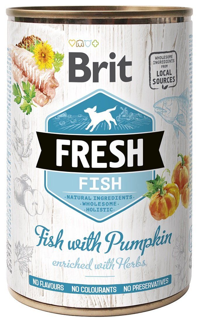 Konzerva Brit Fresh Fish with Pumpkin 400 g
