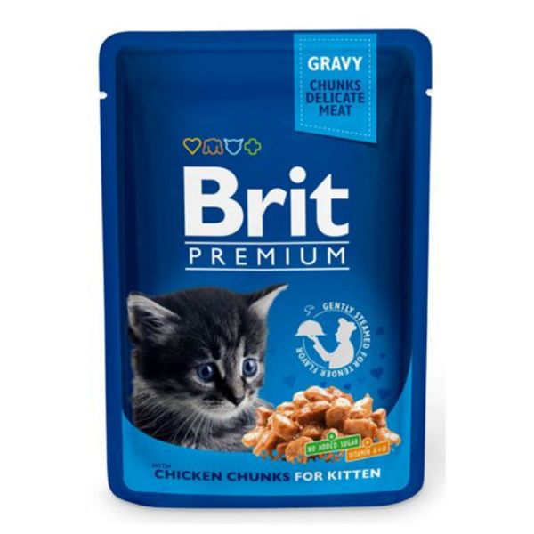 BRIT Premium Kitten Chicken Chunks 100 g