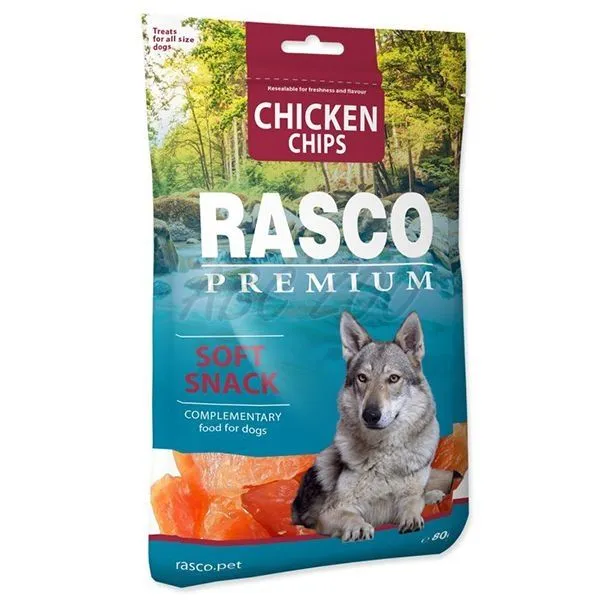 RASCO PREMIUM Chicken Chips 80 g | ABC-ZOO