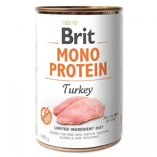 Konzerva Brit Mono Protein Pureć, 400 g
