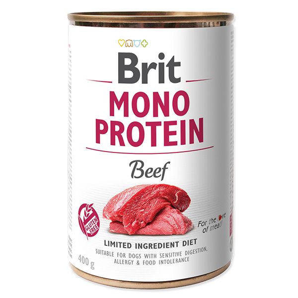 Konzerva Brit Mono Protein Govedina, 400 g