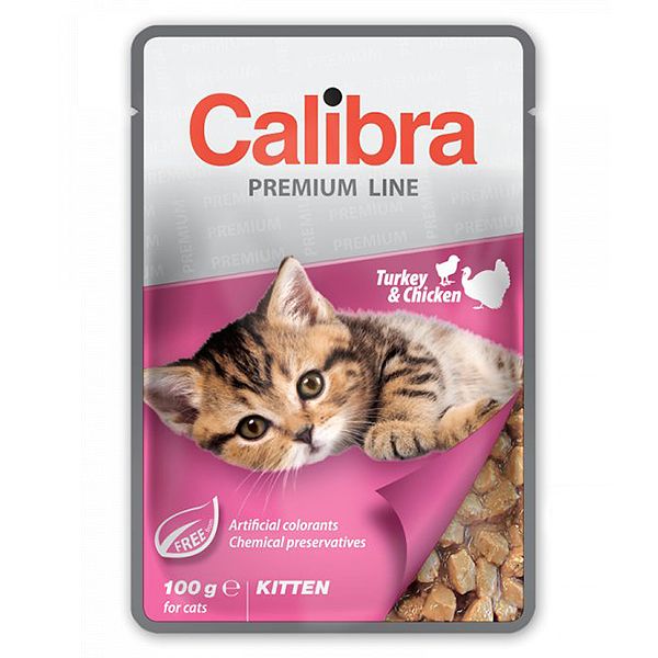 CALIBRA Cat Kitten piletina i puretina komadi u umaku 100 g