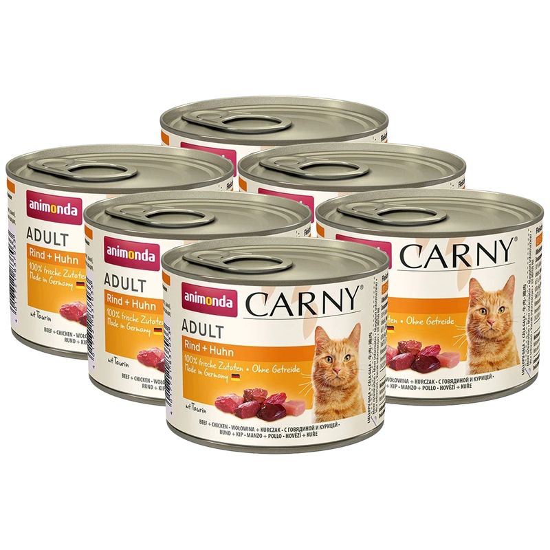 Animonda Carny Adult govedina + piletina 6 x 200 g