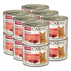 Hrana CARNY SENIOR govedina + pureća srca 12 x 200 g